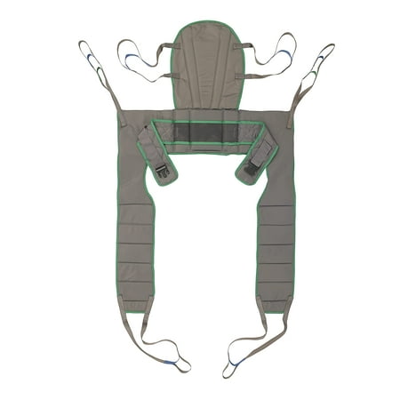 Invacare Premier Dress Toileting High Sling for Patient Lifts, Polyester Fabric, Large, 2478446