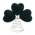 thumbnail image 3 of Valentine Day St Patrick's Day Easter Mini Tree Topper Heart Shamrock Bunny Ear Tree Topper Red Green Pink White Ironfluffy Holidays Ornament for Spring Decorations, 3 of 6