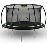 Cylivolk 14 Foot Trampoline , Trampoline Outdoor for Kids and Adults, Trampolines with Ladder