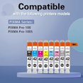 thumbnail image 2 of Cartucho de tinta color amarillo CLI-42, paquete de 4, compatible con Canon, 2 of 8