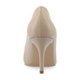 thumbnail image 4 of Journee Women's Gabriella SuperNatural Shades Wide Width Slip On Pointed Toe Pumps, 4 of 10