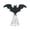 A, variant on Halloween Black Bat Tree Topper 9.84 in, Halloween Decorations Felt Bat Tree Top Decoration, Halloween Decor Indoor Spooky Tree Accent for Halloween Party Display