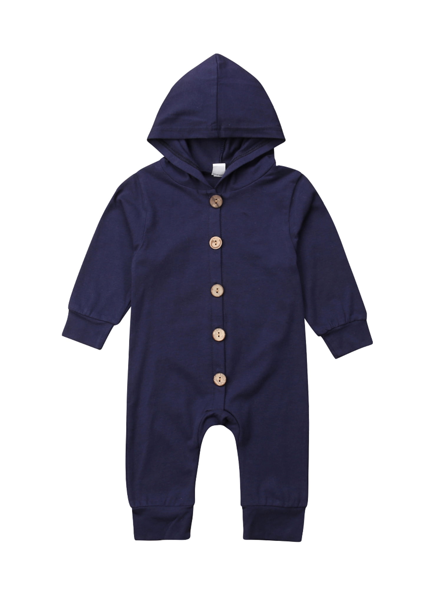 baby hooded romper