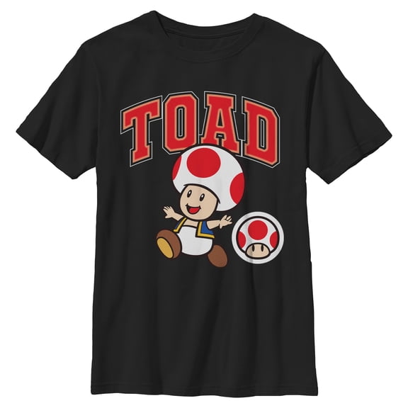 Boys Nintendo Collegiate Toad Set T Shirt