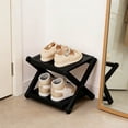 thumbnail image 1 of Tier Foldable Shoe Rack Organizer Shelf Space Saving Storage for Entryway Closet Bedroom Corner, 1 of 5