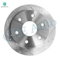 thumbnail image 2 of Front 294.9mm Drilled Slotted Brake Disc Rotors For 1992-1999 GMC Yukon, 2 of 7