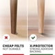 thumbnail image 4 of Almohadillas de fieltro X-PROTECTOR, 181 unidades, para suelos de madera, 4 of 6