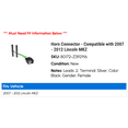thumbnail image 2 of Horn Connector - Compatible with 2007 - 2012 Lincoln MKZ 2008 2009 2010 2011, 2 of 2
