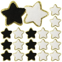 30pcs Star Embroidered Patches Star Iron On Patches Star Patches Clothing  Accessories 
