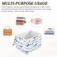 thumbnail image 6 of Iauyy Large Storage Box with Lid - Foldable Home Storage Bins for Clothes Toy Holiday Decor, Fish Pattern (42*32*30cm), 6 of 6