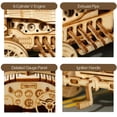 thumbnail image 3 of ROKR 3D Wooden Puzzle Grand Prix Car Collectible Model Car Kit for Adults and Kids, 3 of 6