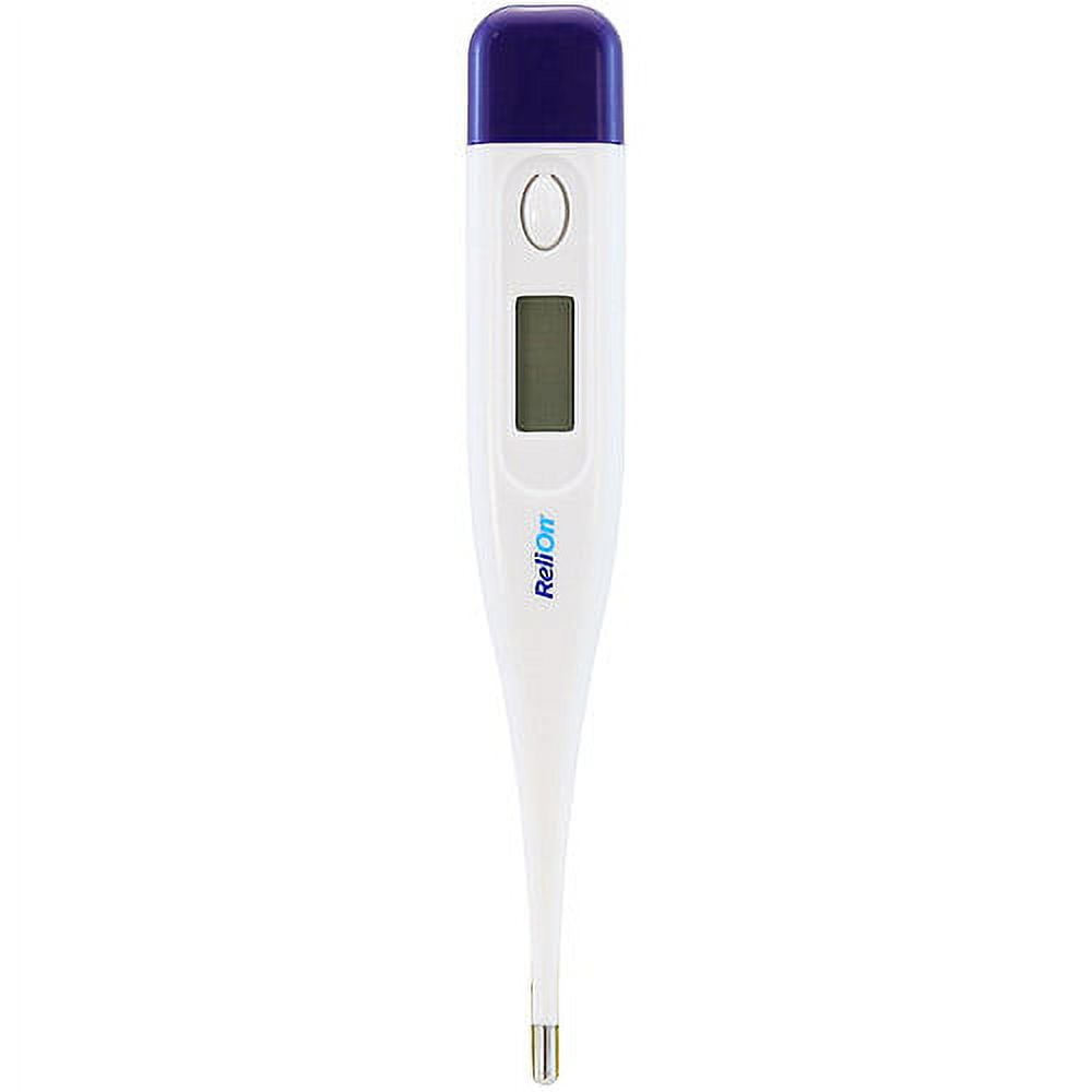 ReliOn Rigid Digital Thermometer, 1 Each