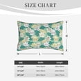 thumbnail image 4 of Sikiie Lotus Flower1 Print Plush Pillow Cover, Wrinkle-proof and Stain-resistant Pillow Protector without Pillow Core, Home Decoration-20"x30", 4 of 6