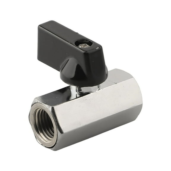 1/4" Threaded Ball Valve Switch Air Compressor Water Gas Oil Shut Off Valve A