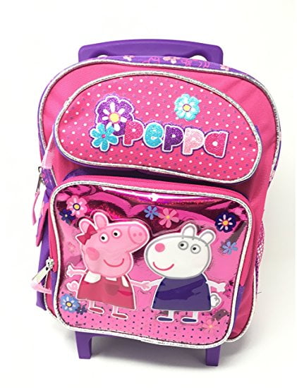 Peppa Pig - Small Rolling Backpack - - w/Friend Suzy School Bag 155340 ...