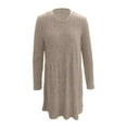 thumbnail image 7 of Women's Bodycon Dress Long Sleeve Sexy Slim Fit Waist Defining Hip Hugging Date Night Dress for Spring Fall Evening Out,Khaki,M, 7 of 7