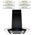thumbnail image 4 of Range Hood 30-inch Island Mount Vent Hood 900 CFM Kitchen Stainless Steel 3-Speed Touch Control, 4 of 10