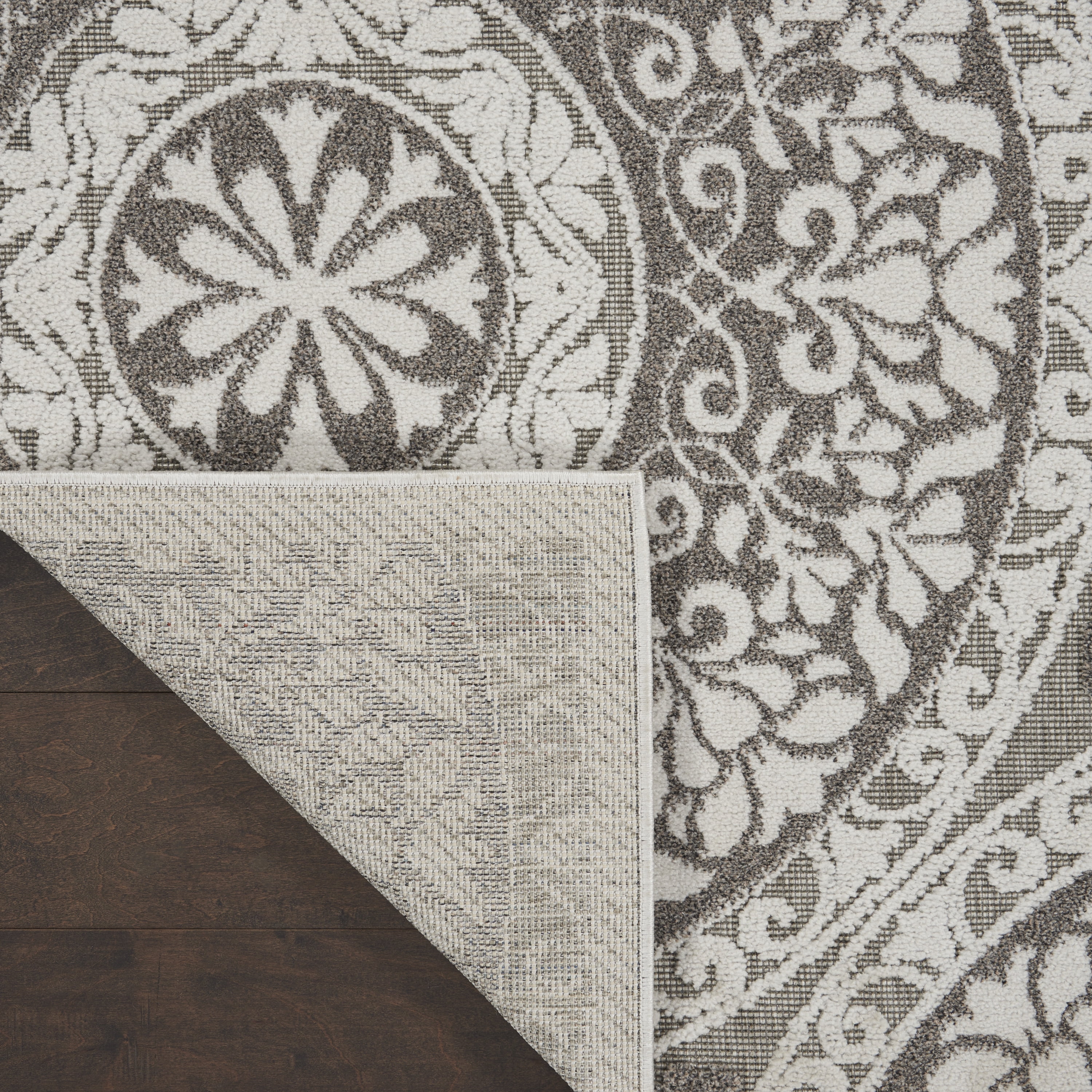 Nourison Calobra Modern Taupe 4' x 6' Area Rug, (4x6)