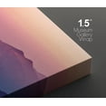 thumbnail image 4 of PixonSign Canvas Print Wall Art Divided Mountain Ranges at Sundown Nature Wilderness Photography Realism Contemporary Landscape Colorful Multicolor Ultra for Living Room, Bedroom, Office - 16"x24"x2, 4 of 5