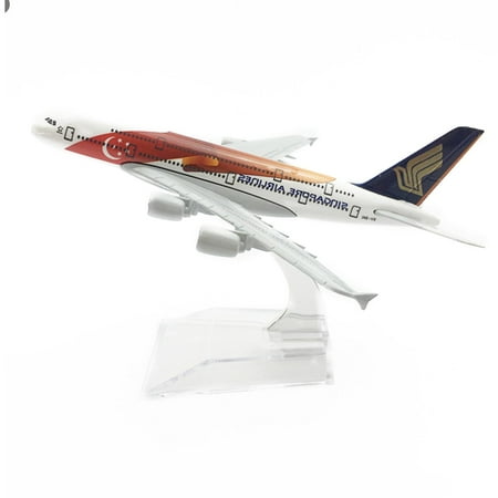 A380 Singapore Airlines SG50 Livery Plane Model for Aviation Collectibles Display in Living Rooms, Bars