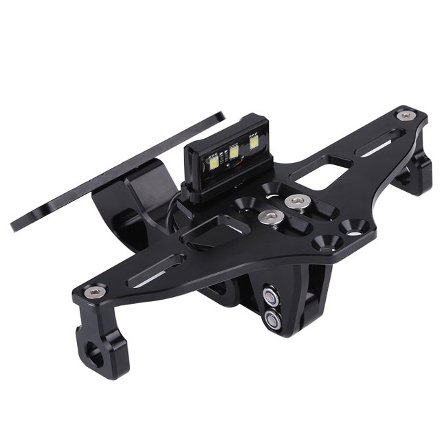 License Plate Frame, Plate Frames Number Plate Frame Widely Used Aluminum License Number Motorcycle License Frame Easy Use For Car Accessories