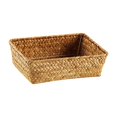 thumbnail image 3 of Aurorax Woven Storage Basket for Desktop Wicker Organizer Bins for Supplies Boho Decor Water Resistant Collapsible Space Saving Storage Basket for Office Bedroom Living Room, 3 of 7