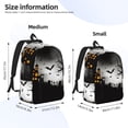 thumbnail image 2 of Vsdgher Happy Halloween 1 Print Canvas Backpack Travel Rucksack Unisex Knapsack 15.7/17.7Inch Laptop Backpack for Work,College-Medium, 2 of 5