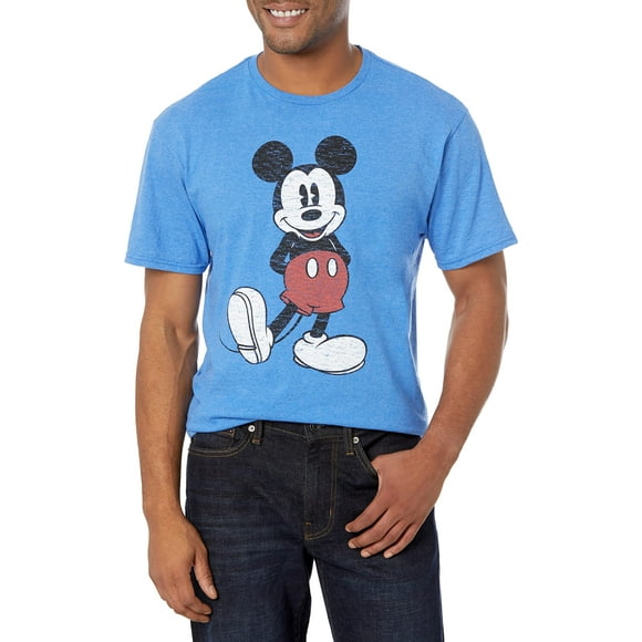 Camiseta Disney con aspecto desgastado de Mickey Mouse para hombre