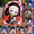 thumbnail image 2 of Muñeco de peluche de manga de anime japonés Demon Slayer Blade, Kimetsu No Yaiba, Tanjirou, Nezuko, muñeco de dibujos animados, juguetes de peluche, llavero de 13 cm, 5, llavero de 13 cm, 5, 2 of 5