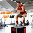 thumbnail image 5 of Training Jump Box Plyometric Step Box Agility Jumping Box with PVC Cushioning for Home Gym Adults, 5 of 7