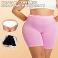 thumbnail image 7 of Vloges Women's Plus Pink Thigh Shaper Loungewear Pants, 1-Pack, 7 of 7