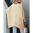 thumbnail image 3 of Yesfashion Womens Open Front Cardigans Long Sleeve Lightweight Loose Knit Casual Sweater Outwear, 3 of 5