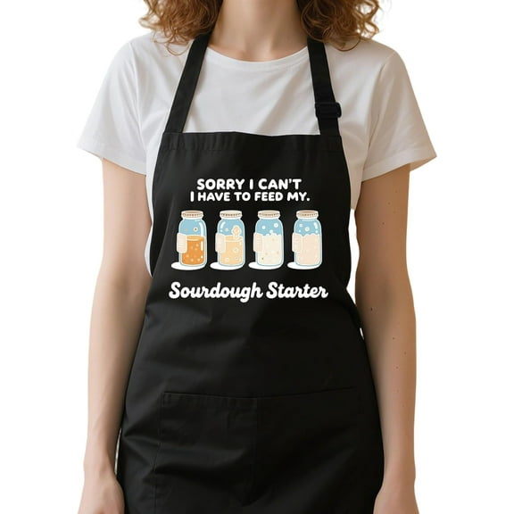 Funny Aprons for Women with 2 Pockets, Adjustable Water Resistant Cooking Apron Gifts for Christmas Mother''s Day