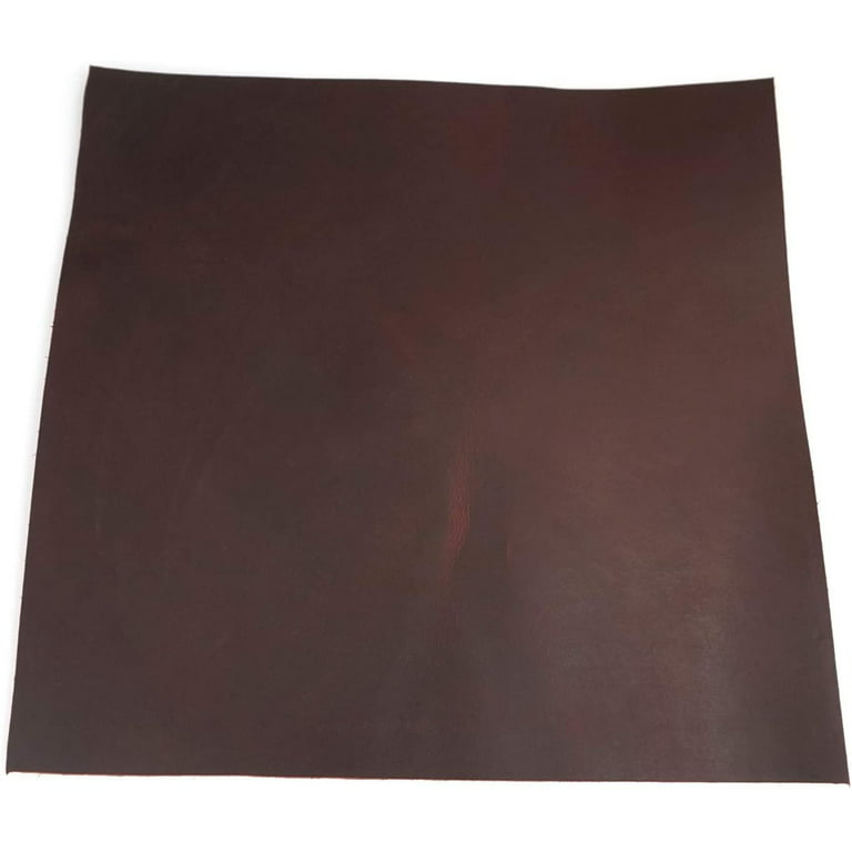Tooling Leather Square 5/6 OZ 2mm Pre-Cut 6 to 48 Thick Full Grain  Cowhide Holster, Repair, Molding in Brown, Mahogany Antique Brown, Black,  Blue