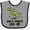 Heather and Black, variant on Inktastic Nana and Grandpa Love Me Dinosaur Grandson Boys Baby Bib