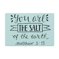 thumbnail image 1 of Scripture Walls You Are The Salt Matthew 5:13 Christian Wall Art Bible Verse Print Ready To Hang Unframed, 1 of 7