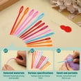 thumbnail image 4 of Genreen 23 Pcs Yarn Needles Set, Including Crochet Needles for Yarn, Plastic Large Eye Sewing Needles, Curved Darning Needles, Knitting Needles for Sewing Knitting Crochet, 4 of 7