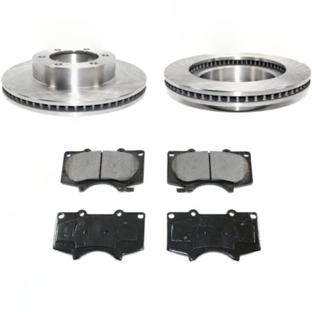 For 2005-2018 Toyota Tacoma Brake Pad and Rotor Kit Front
