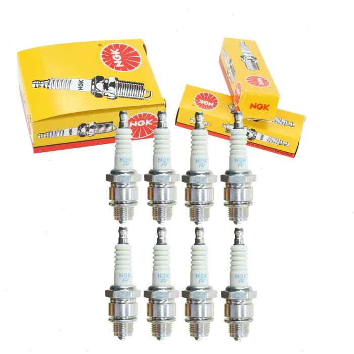8 pc NGK 1134 Standard Spark Plugs for 09482-00280 09482-00370 6073 883M 94701-00247 94702-00247 94709-00247 E3.32 E8RC QL78C TR24-10 Ignition Wire Secondary
