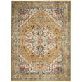 thumbnail image 2 of Nourison Passion Ivory/Yellow 3'9" x 5'9" Area Rug, Vintage, Boho, Bed Room, Living Room, Dining Room, Kitchen, , Easy Cleaning, Non Shedding (4' x 6'), 2 of 8