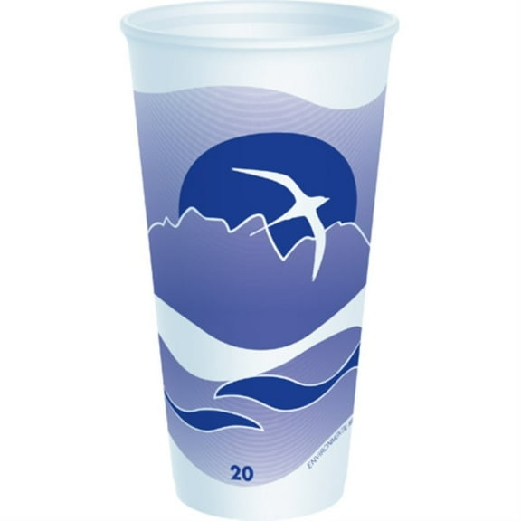 DART 20OZ Foam Cup Horizon 500