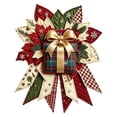 thumbnail image 2 of Festive Quilted Christmas Door Hanging DIY Sewing Kit, Christmas Quilted Bow DIY Kit with Fabric,Batting,Thread,Templates & Instructions, Patchwork Hanging Decor Kit for Door Wall Display(Gift Box), 2 of 6