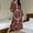 11-Multicolor, variant on Women Fleece Zip Robe Long Sleeve Flannel Nightgown Warm Plush Sleepwear Floral Print Loungewear Winter Dress