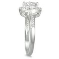 thumbnail image 2 of SZUL Women's AGS Certified 1 Carat TW Diamond Halo Engagement Ring in 14K White Gold (J-K Color, I2-I3 Clarity), 2 of 5