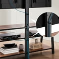 thumbnail image 6 of FITUEYES 3-Tiers Flat Panel TV Stand with Mount for TVs up to 70", Height Adjustable Bracket Stand Base, 6 of 8