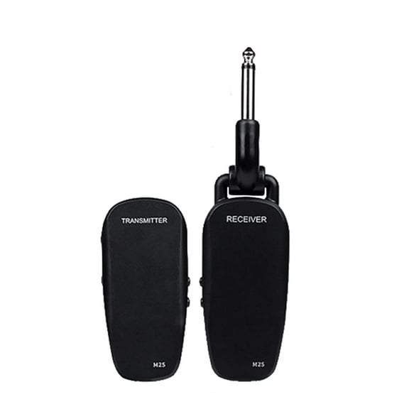 Wireless Guitar Bass Transmitter Receiver System Rechargeable Portable Audio Transmitter for Electric Guitar Bass