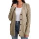 thumbnail image 2 of Cárdigan de punto para mujer, cárdigan largo y elegante, jersey, abrigo de punto, 2 of 6