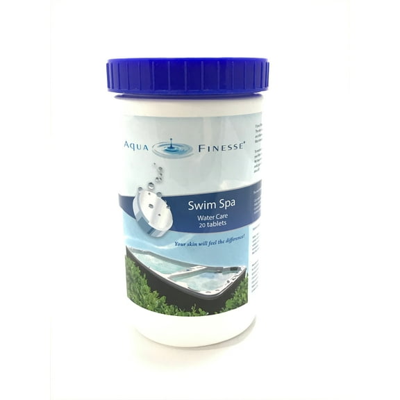 AquaFinesse Swim Spa Water Care Tablets - Filter Cleaners - 20 count