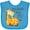 Turquoise, variant on Inktastic My Abuela Loves Me Boys or Girls Baby Bib