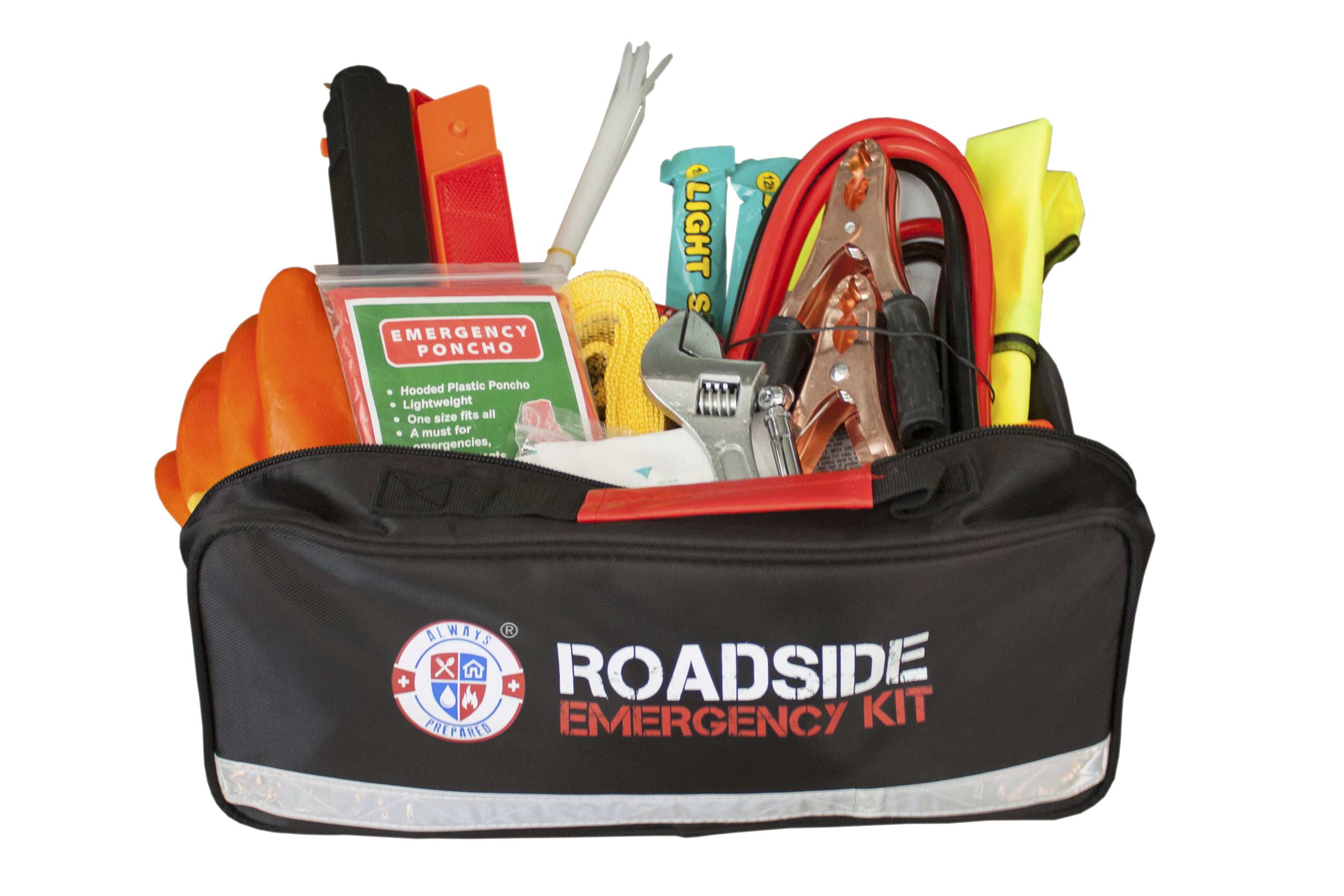 125 Piece Safety Roadside Assistance Kit – Premium Car Emergency Kit
